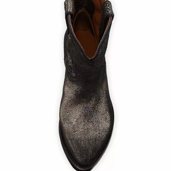 NEW FRYE Women's Billy Short Boot Gold Brushed Metallic - Picture 4 of 6